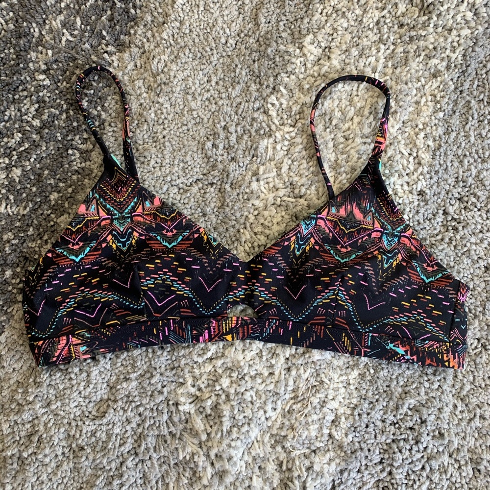 No boundaries tribal print bikini top